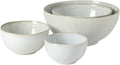 Gibson Elite Sandy Pines 4 Piece Nesting Bowl Set, 7” & 9” Round Stoneware Bowls by GibsonHomewares