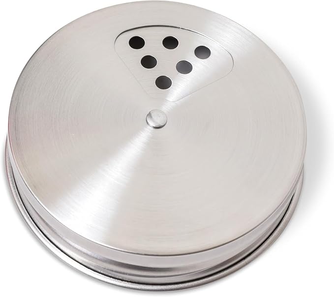Mason Jar Spice Shaker Lids Stainless Steel – 6 Pack Adjustable Spice Lids - Image 7