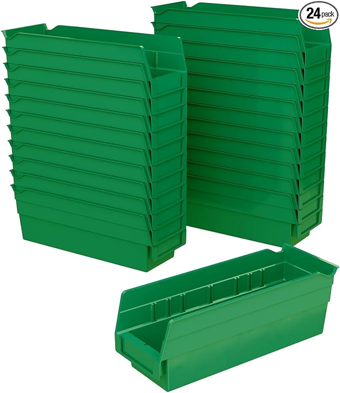 Akro-Mils 30120 Plastic Shelf Bins, Heavy Duty Storage Bins by Akro-Mils
