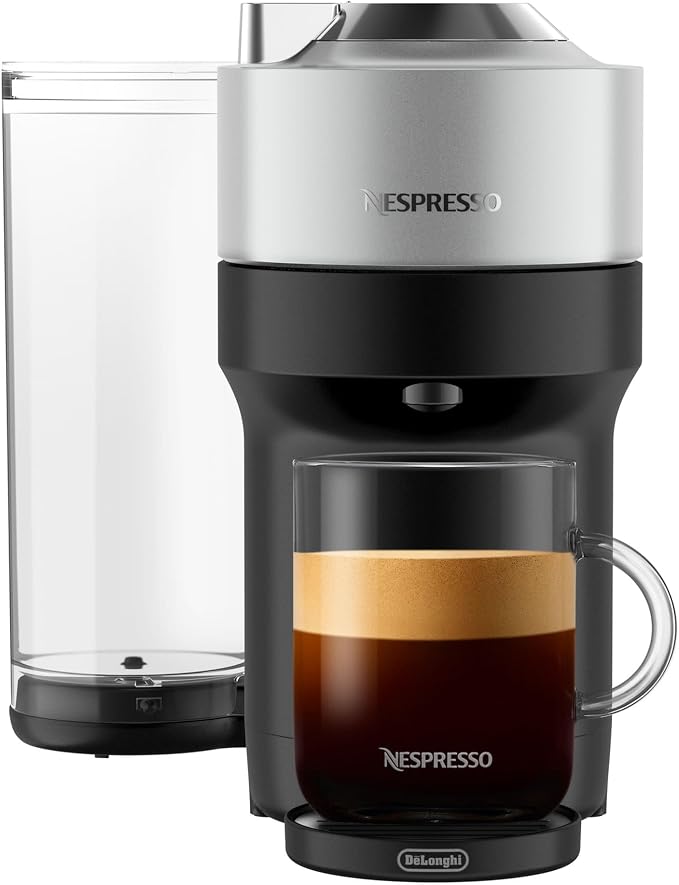 Nespresso Vertuo Pop+ Deluxe Coffee & Espresso Maker by De'Longhi, Silver by Unknown