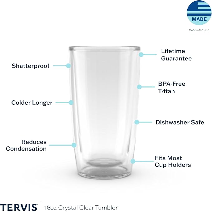 Tervis Yao Cheng Green Crystal Made in USA Double Walled Insulated Tumbler Travel Cup Keeps Drinks Cold & Hot, 16oz, Philodendron - Image 3
