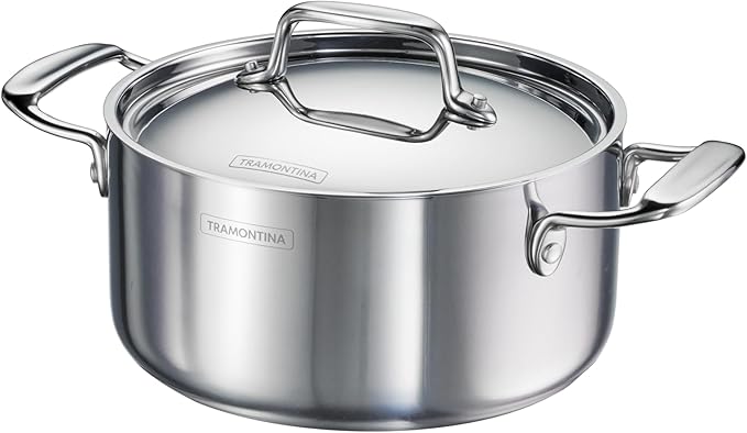 Tramontina Utsava Tri-Ply Clad Stainless Steel 3.25-Quart Casserole - Image 7