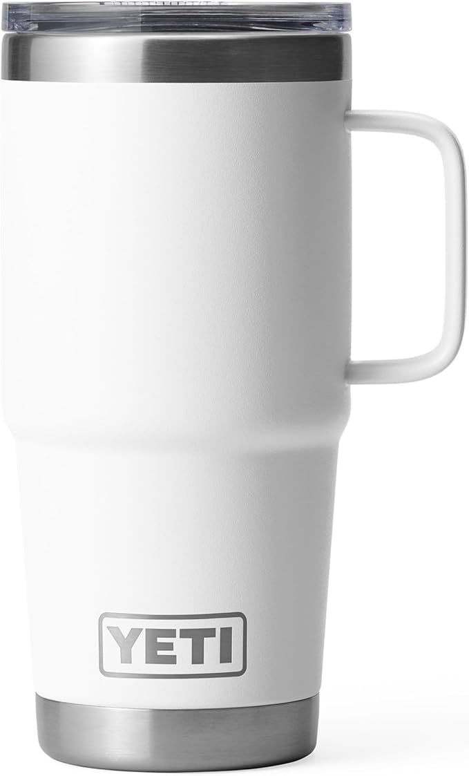 YETI Rambler 20 oz Travel Mug, Stainless Steel, Vacuum Insulated with Stronghold Lid by YETI