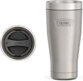THERMOS ICON SERIES, Stainless Steel Tumbler, Matte Stainless Steel, 16 oz by Thermos