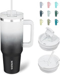 BJPKPK Insulated Tumblers With Handle And Straw 40 oz Stainless Steel Tumbler Cups With Lid,Day And Night by BJPKPK