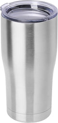 DOMICARE 20oz Tumbler with Lid Stainless Steel Tumblers Bulk, Double Wall Vacuum Insulated Coffee Travel Mug, 1 Count (Pack of 1) Stainless Steel by VisittheDOMICARE
