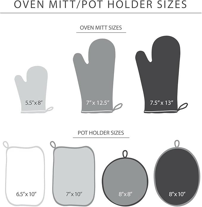 KITCHENAID Ribbed Soft Silicone Oven Mitt 2-Pack Set - Image 6