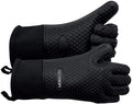 GEEKHOM BBQ Gloves Heat Resistant, 13.7 Inch Long Waterproof Silicone Oven Mitts by GEEKHOM