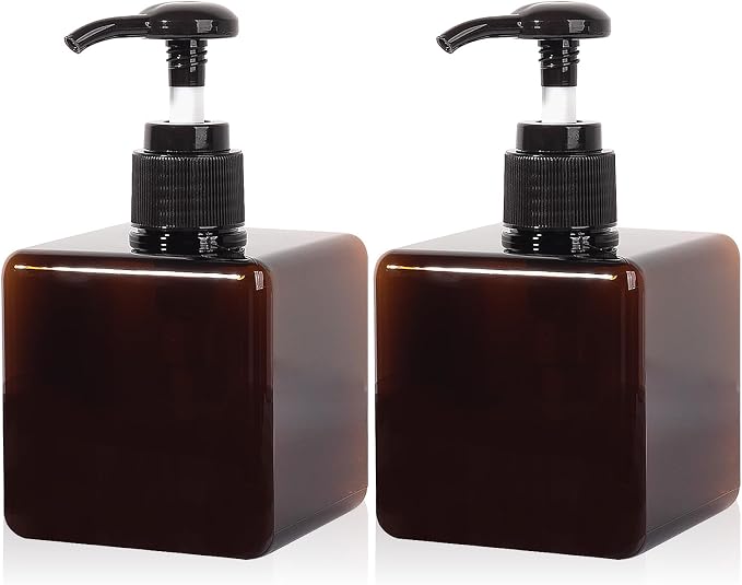 Pump Bottle, Refillable Plastic Empty Lotion Soap Dispenser Liquid Container by JiatuA