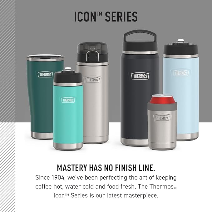 THERMOS ICON SERIES, Stainless Steel Tumbler, Saddle, 16 oz - Image 6