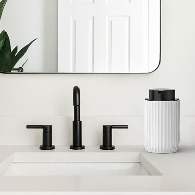 Ceramic Foaming Hand Soap Dispenser，12 oz Bathroom Soap Dispensers， Lotion - Image 6