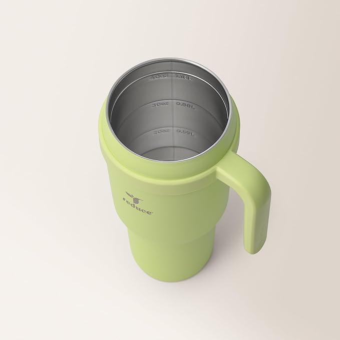 REDUCE 40 oz Stainless Steel Tumbler with Handle - Dual-Wall Vacuum Insulated Travel Mug, Sweat-Proof Lid & Reusable Straw - Keeps Drinks Cold for 24 Hrs, Fits Cupholders, Dishwasher Safe - Mojito - Image 7