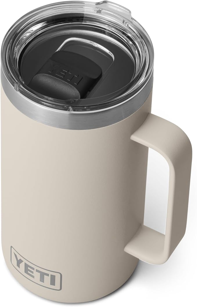 YETI Rambler 24 oz Mug, Vacuum Insulated, Stainless Steel with MagSlider Lid by YETI