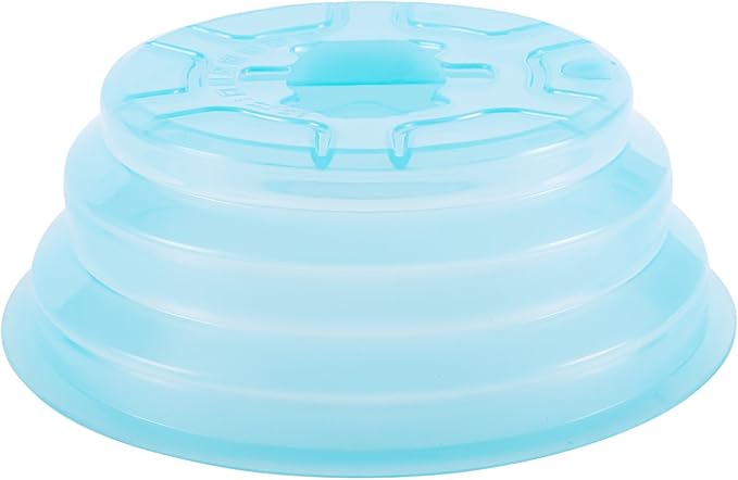Kichwit Collapsible Silicone Microwave Plate Cover Splatter Guard, Dishwasher by Kichwit