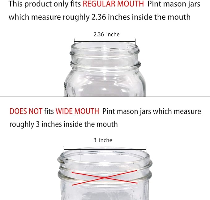 Amolliar Mason Jar Liquid Soap Dispenser Lid, Rust Proof Stainless Steel - Image 6