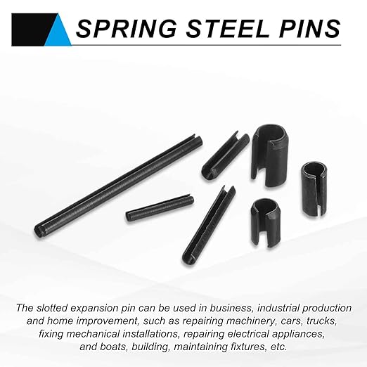 MECCANIXITY 120Pcs Slotted Split Roll Pins 3/50 Inch Dia. 1/2 Inch Length Steel - Image 5