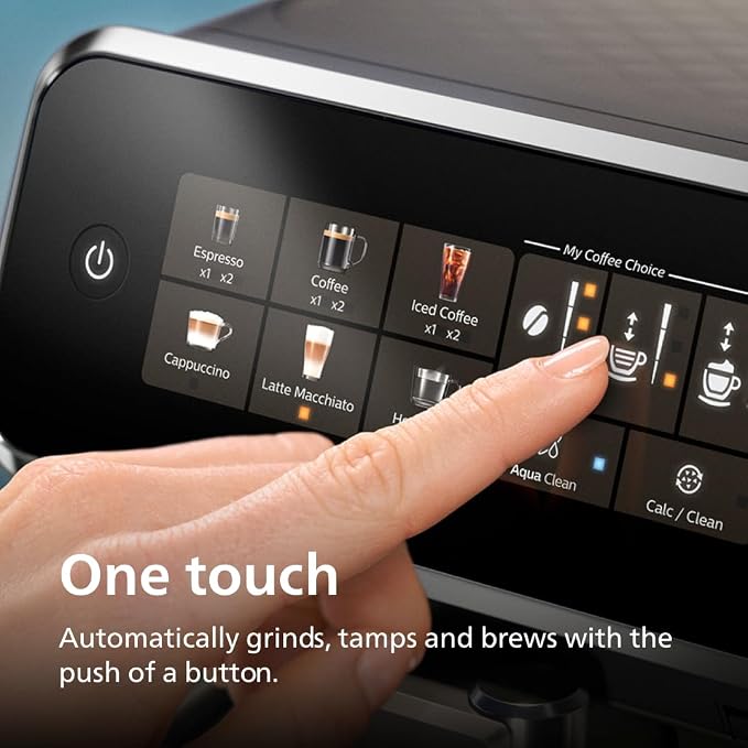 PHILIPS 3300 Series Fully Automatic Espresso Machine, LatteGo Milk System - Image 3