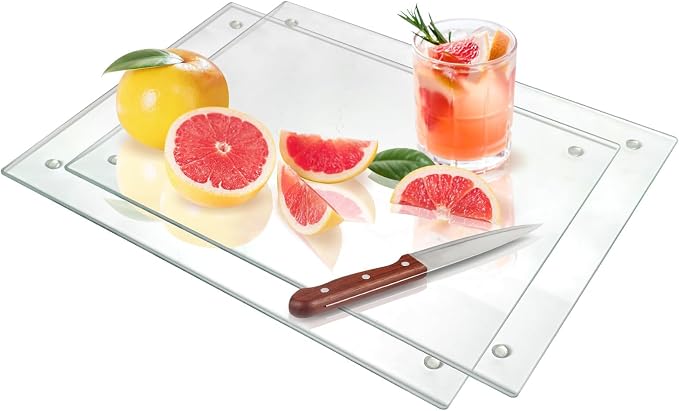 Seelenruhe Tempered Glass Cutting Boards by Unknown