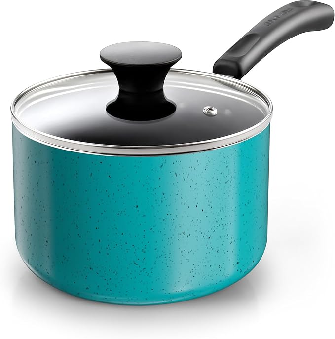 Cook N Home Non Stick Sauce Pan, 1 Quart Saucepan by CookNHome