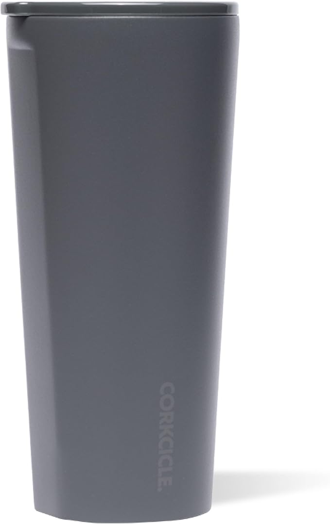 Corkcicle Classic Tumbler - Keeps Drinks Cold for 9 Hours & Hot for 3 - Triple-Insulated Stainless Steel - Holiday Tumbler Gift - 24 oz - Flint by Corkcicle