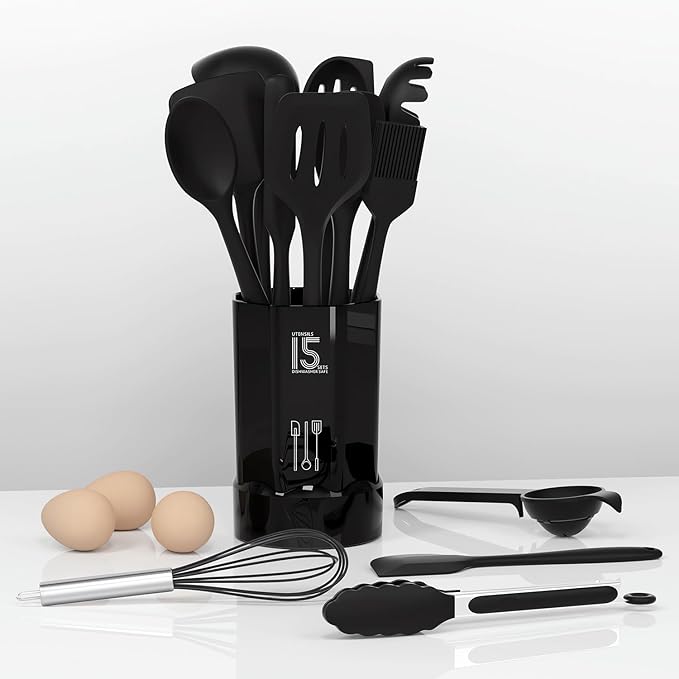 AOTHOD Silicone Cooking Utensils Set - Image 6