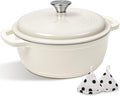 Enameled Cast Iron Dutch Oven Pot by AIVIKI