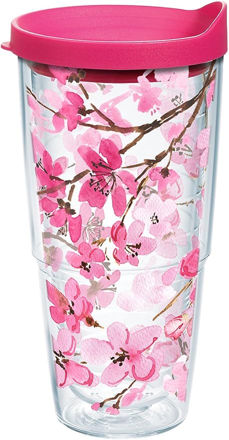 Japanese Cherry Blossom 24 oz Tumbler with Lid by TervisTumblerCompany