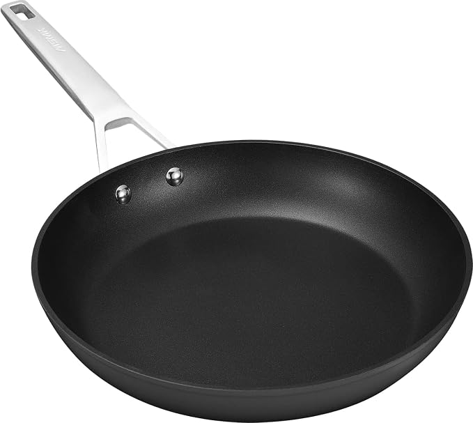 MsMk 11 Inch Nonstick Frying Pan，Titanium and Ceramic Nonstick Large Skillet Pan by MSMKPROCOOKWARESINCE1987