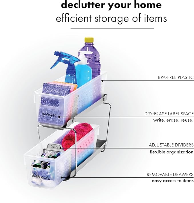 madesmart Mini 2-Tier Organizer - Image 5