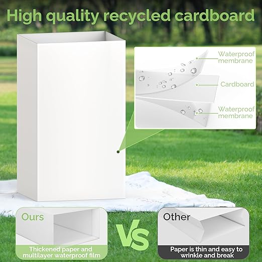 Magicheap 4 Pack Extra Large Disposable Trash Cans, Reusable Portable Garbage - Image 4