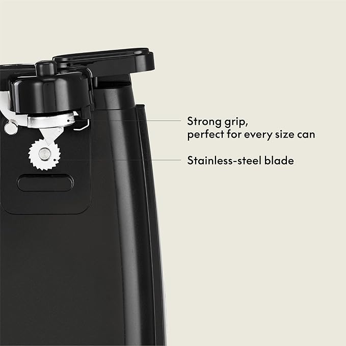 bella Electric Can Opener and Knife Sharpener, Removable Cutting Lever - Image 4