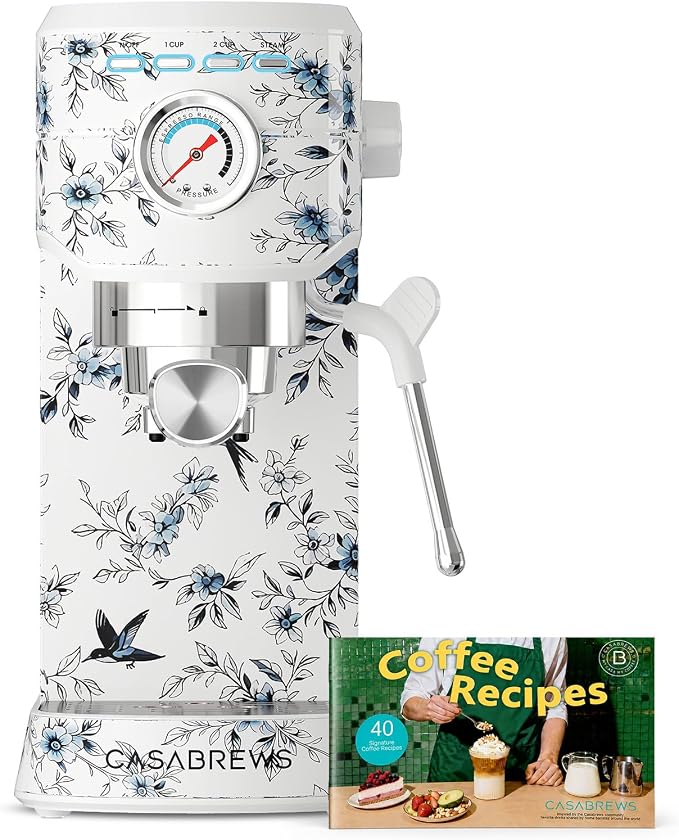 CASABREWS CM5418 Espresso Machine, Espresso Coffee Maker with Milk Frother by CASABREWS