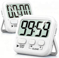 Antonki 2 Pack Digital Timer for Kids, Magnetic Countdown Kitchen Timers for by Antonki