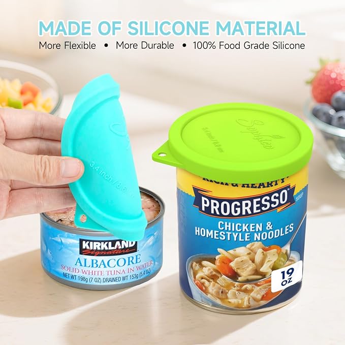 4PCs 3.4-inch Silicone Can Lids - Image 3