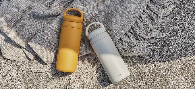 KINTO 21093 Day-off Tumbler, 16.9 fl oz (500 ml), Mustard, Double Wall Vacuum Construction, Hot and Cold Insulation, Water Bottle - Image 5