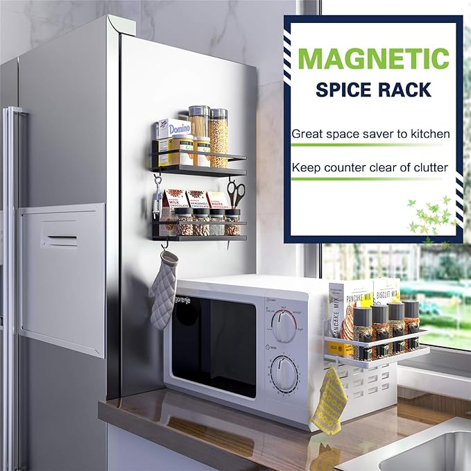 Magnetic Spice Rack, Thipoten Strong Magnetic Shelf - Image 5