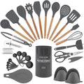 Country Kitchen Non Stick Silicone Utensil Set by CountryKitchen