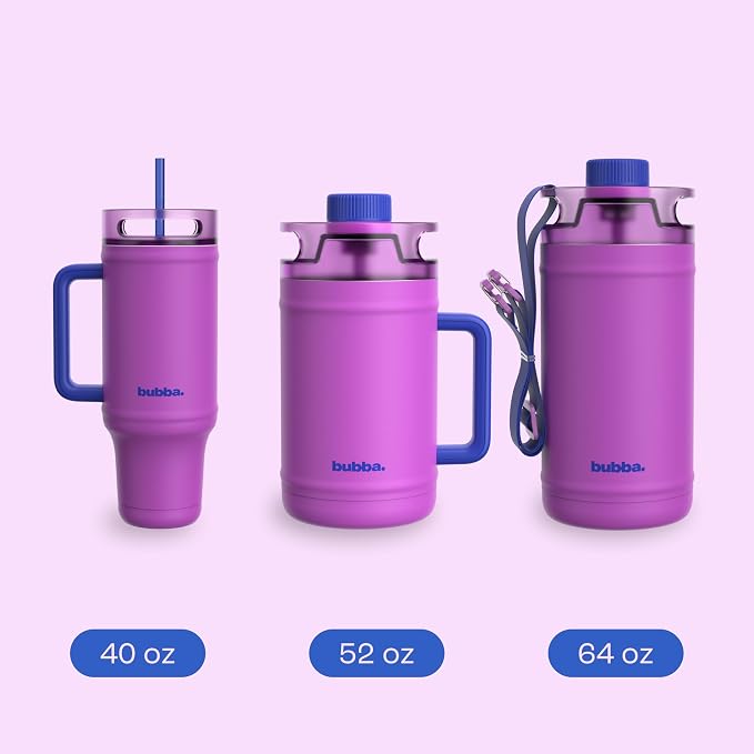 bubba 40 oz Insulated Stainless Steel Tumbler with Handle and Straw - Leakproof, Dishwasher Safe, Cup Holder Tumbler, Lead-Free and BPA-Free, Moodbooster - Image 6