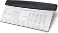 HULISEN Large Bench Scraper for Baking, 10 inch Dough Pastry Scraper by HULISEN