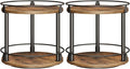 YATINEY Spice Rack, 2-Tier Turntable Organizer, Rotating Spice Rack Organizer by Yatiney