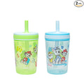 Zak Designs PAW Patrol Kelso Toddler Cups For Travel or At Home, 15oz 2-Pack Durable Plastic Sippy Cups With Leak-Proof Design is Perfect For Kids (Chase, Marshall, Rubble, & More) by ZakDesigns