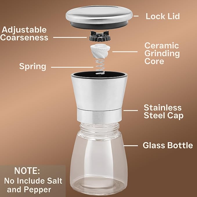 Salt and Pepper Grinder Set - Image 2