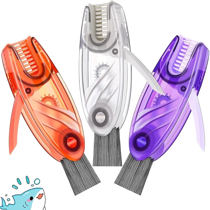 4 in 1 Cup Lid Cleaning Brush, Portable Water Bottle Brush, Bottle Gaps by Unknown