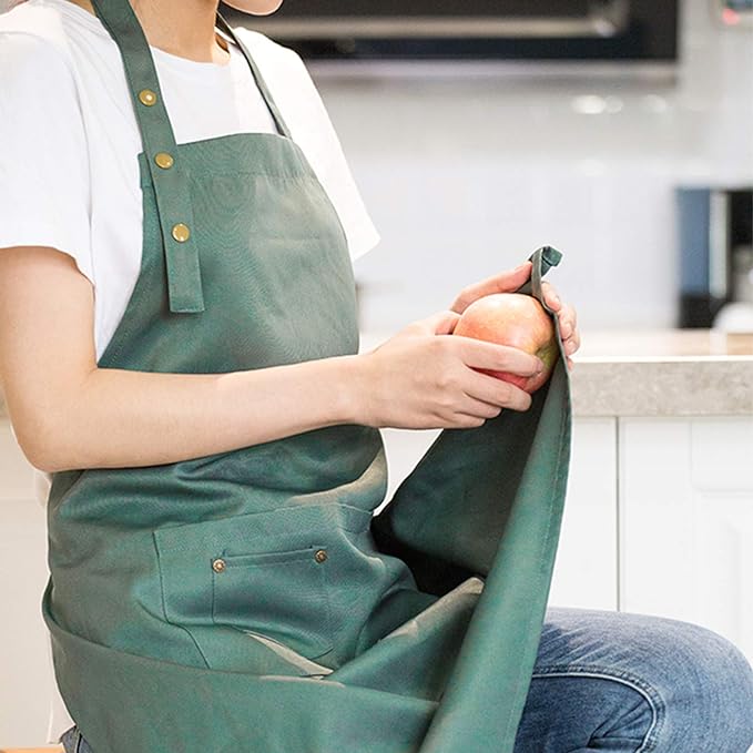Art Aprons for Painting Pottery Ceramics, Mens Women Kitchen Cooking Aprons - Image 3