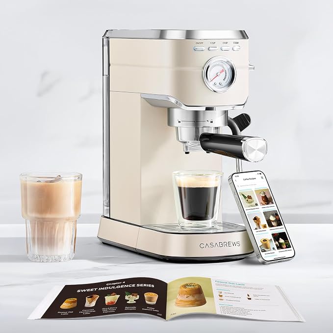 CASABREWS CM5418 Espresso Maker, Compact Espresso Machine with Milk Frother - Image 8