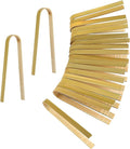 Luter 20pcs Wooden Disposable Cooking Utensils Mini Wooden Tongs Natural Toast by Unknown