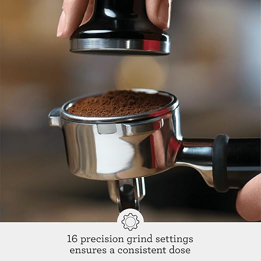 Breville BES870BSXL Barista Express Espresso Machine, Black Sesame - Image 4