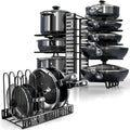Pots and Pans Organizer Under Cabinet by KOMFORA
