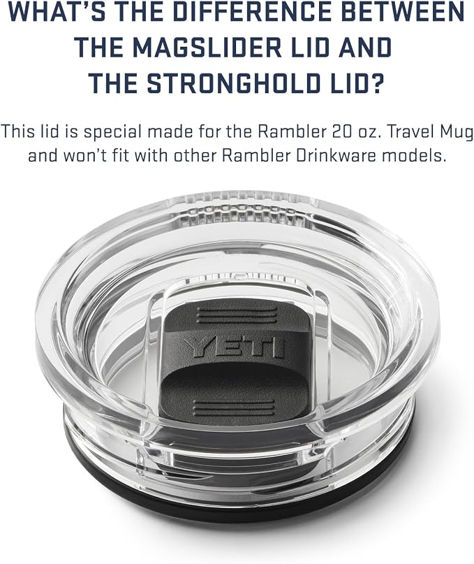 YETI Rambler 20 oz Travel Mug, Stainless Steel, Vacuum Insulated with Stronghold Lid - Image 8