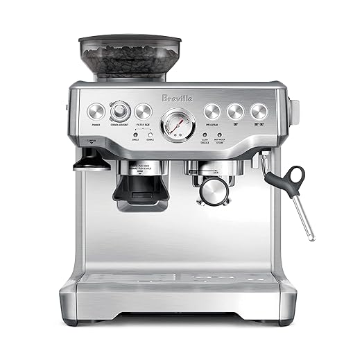 Breville BES870XL Barista Express Espresso Machine, Brushed Stainless Steel by Unknown